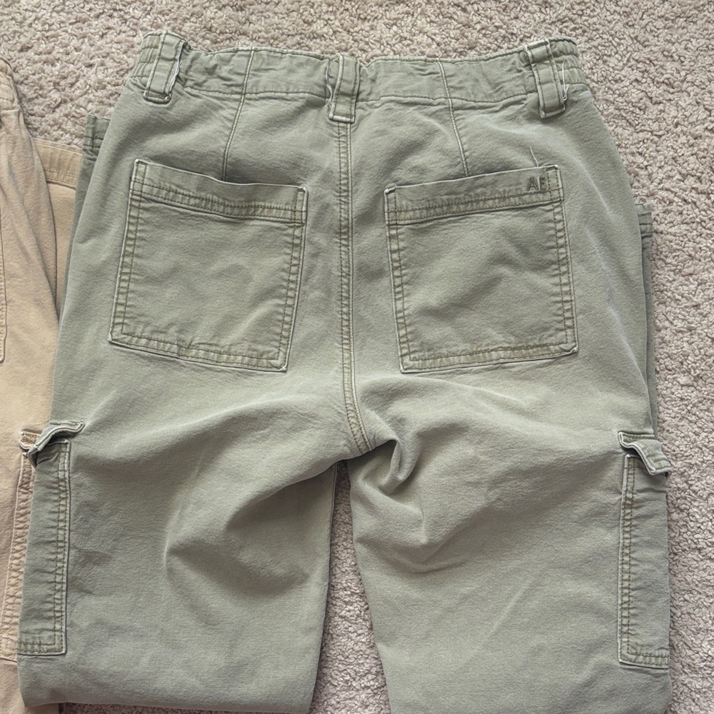 American Eagle Outfitters cargo Pants - Tan and Green - Picture 7 of 10